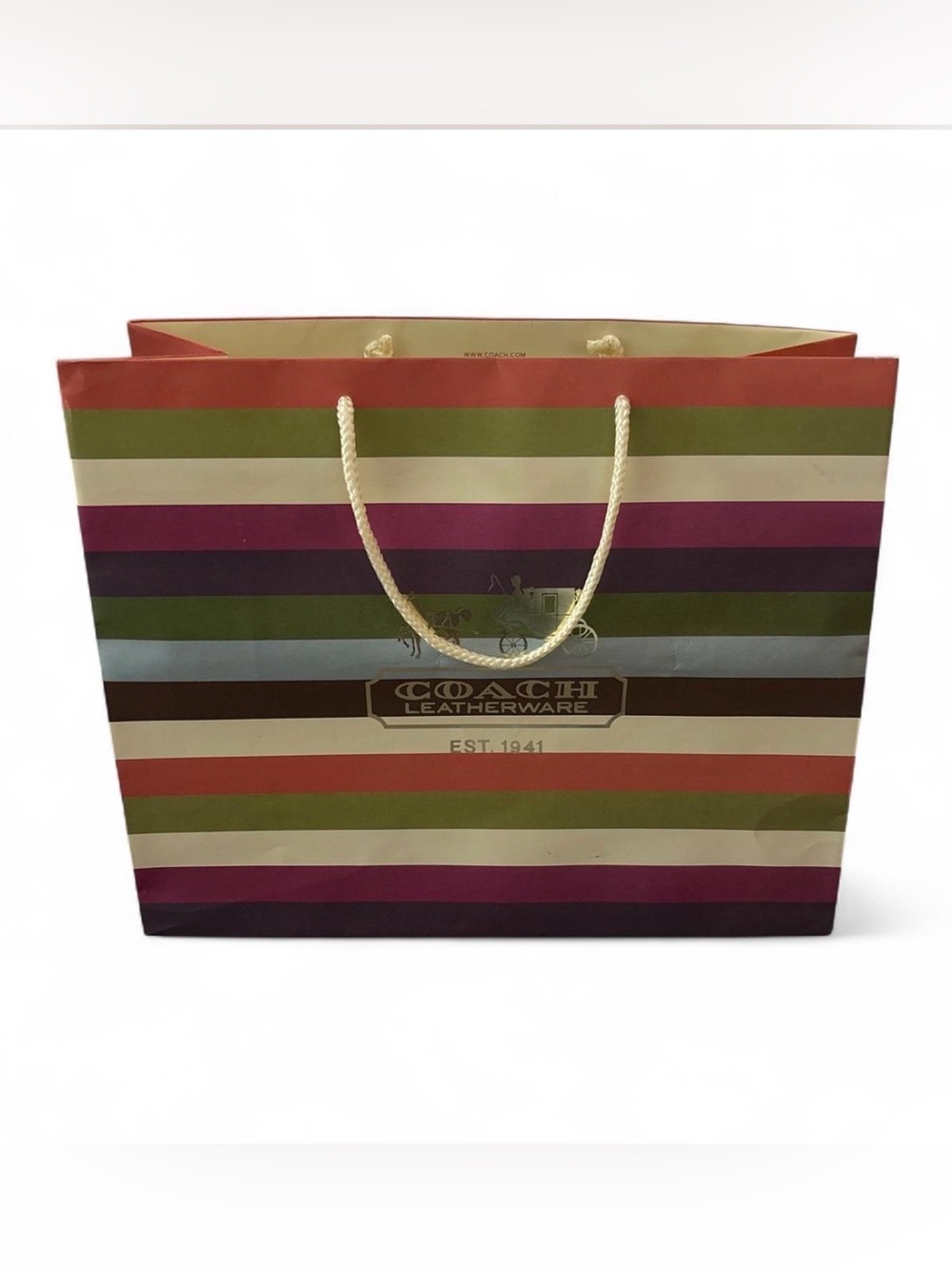Coach shopping bag